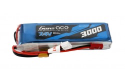 Gens ace 3000mAh 7.4V 2S1P TX Lipo Battery Pack with JST Plug