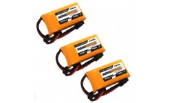 CNHL MiniStar 2S 350mAh 7.4V 70C XT30 Pack x 3