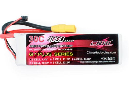 CNHL 2S 4000mAh 7.4V 30C XT90