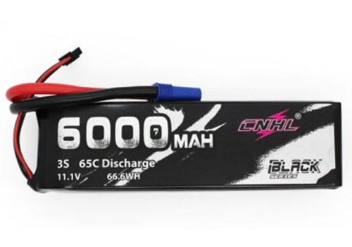 CNHL Black Series 6000mAh 11.1V 3S 65C EC5