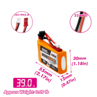 CNHL MiniStar 2S 900mAh 7.4V 30C PH2 / JST