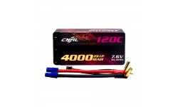CNHL Racing LiHV 2S 4000mAh 7.6V 120C HV Shorty EC3