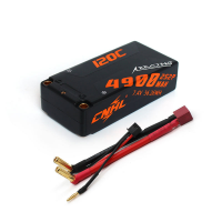 CNHL Racing Series 2S 4900mAh 7.4V 120C Hard Case Shorty Dean T