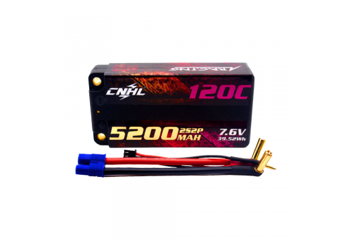 CNHL Racing LiHV 2S 5200mAh 7.6V 120C HV Shorty HC CNHL Racing LiHV 2S 5200mAh 7.6V 120C HV Shorty HC