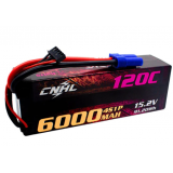 CNHL LIHV 4S 6000mAh 15.2V 120C HV EC5