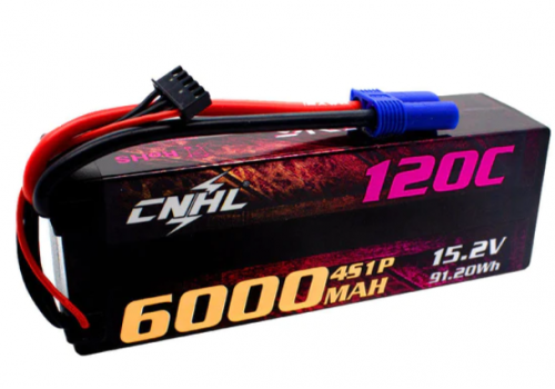 CNHL LIHV 4S 6000mAh 15.2V 120C HV EC5