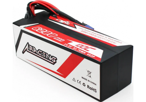 CNHL Racing 4S 6200mAh 14.8V HC 100C EC5