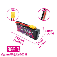 CNHL Lightning LiHV 4S 4000mAh 15.2V120C XT90