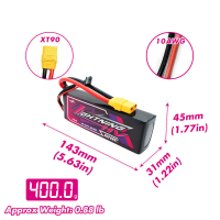 CNHL Lightning LiHV 4S 4500mAh 15.2V 120C XT90