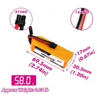 CNHL MiniStar HV 4S 550mAh 15.2V 70C XT30