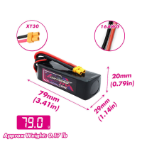 CNHL Lightning LiHV 4S 750mAh 15.2V 120C XT30