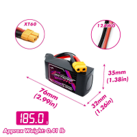CNHL Lightning LiHV 4S 2400mAh 15.2V 120C XT60
