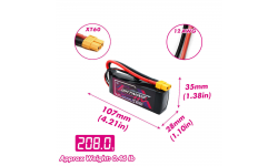 CNHL Lightning LiHV 3S 3200mAh 11.4V 120C XT60