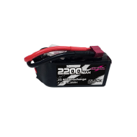 CNHL Black 2S 2200mAh 7.4V Shorty 40C T-Dean