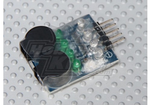 Tester-Alarma Bateria 2-4S HobbyKing