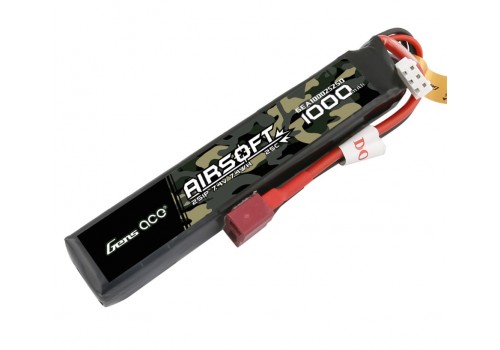 Gens Ace 2S 1000mAh 7.4V 25C Airsoft Dean T