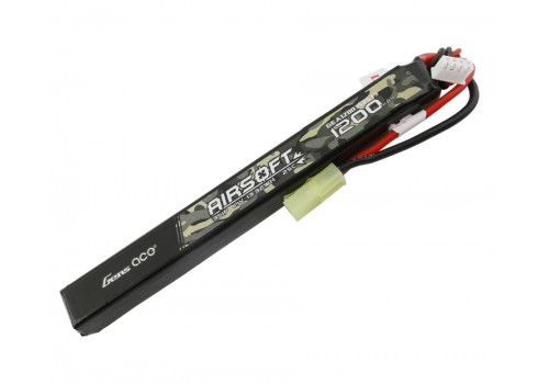 Gens Ace 3S 1200mAh 11.1V 25C Airsoft Slim Tamiya