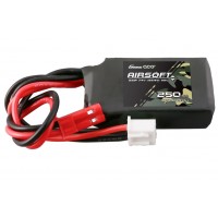 Gens Ace 2S 250mAh 7.4V 35C JST Airsoft