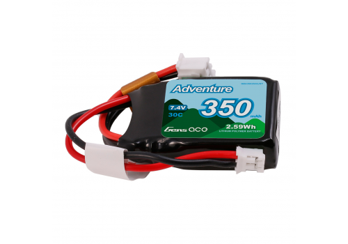 Gens Ace Adven. 2S 350mAh 7.4V 30C JST