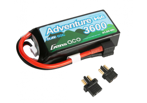 Gens Ace Adventure 3s 3600mAh 11.4V 60C 3+1Plug