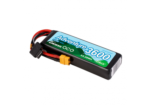 Gens Ace 4S 3600mAh 60C 14.8V Adventure XT60