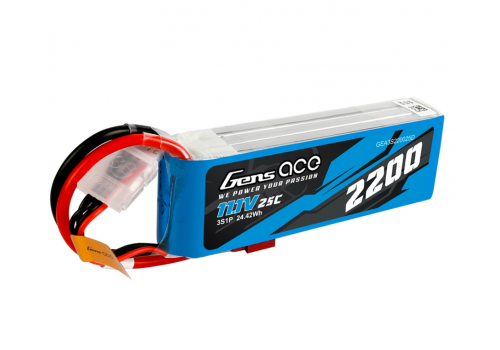 Gens Ace 3S 2200mAh 11.1V 25C  Dean T