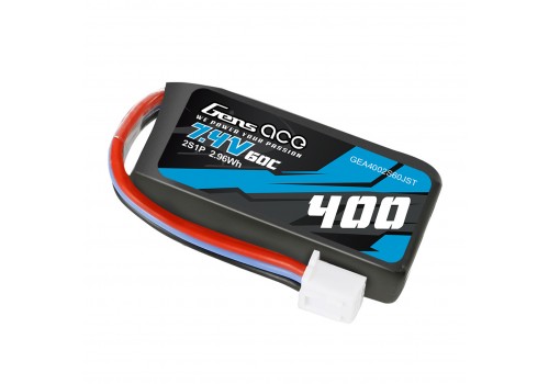 Gens Ace 2S 400mAh 7.4V 60C JST-XHR