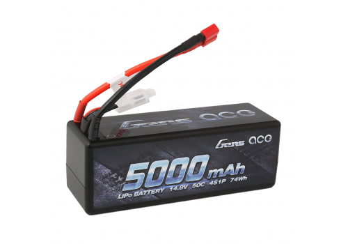 Gens Ace 4S 5000mAh 14.8V 50C HardCase Dean