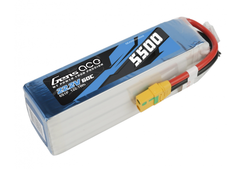 Gens Ace 6S 5500mah 22.2V 60C XT90