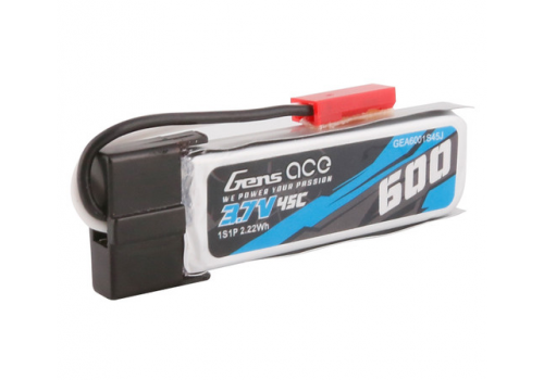 Gens 1S 600mAh 3.7V 45C JST-SYP