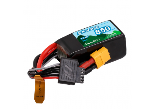 Gens Ace 4S 850mAh 14.8V 60C Adventure XT60