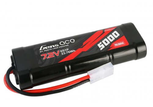 Gens Ace 5000mAh 7.2V NiMH Tamiya Plug