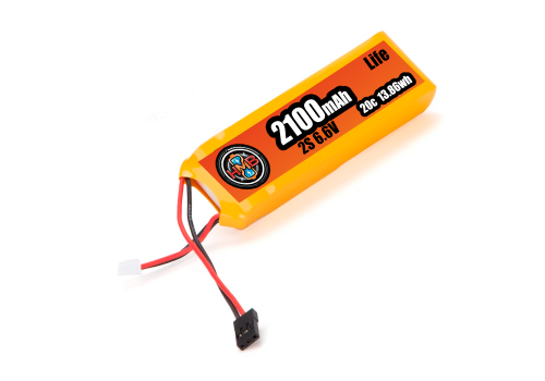 HMB LiFe 2S 6.6v 2100mAh TX 20C Futaba