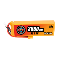 HMB LiFe 25C 3S 9.9v 3800mAh 25C RX XT60