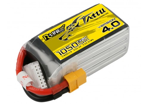 Tattu R-Line V4.0 6S 1050mAh 22.2V 130C XT60