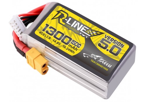 Tattu RLine V5 4S 1300mAh 150C 14.8V XT60