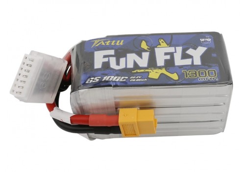 Tattu FunFly 6S 1300mAh 22.2V 100C XT60