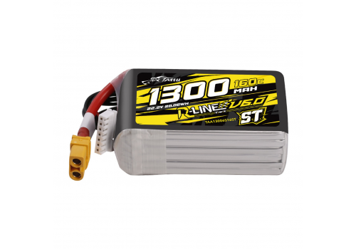 Tattu R-Line V6 6S 1300mAh 22.2V 160C  XT60 ST