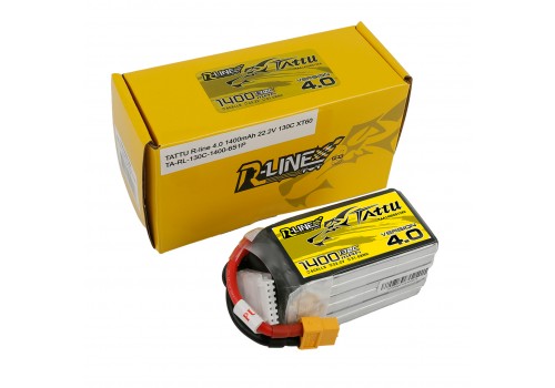 Tattu R-Line V4.0 130C 6S 1400mAh 22.2V XT60