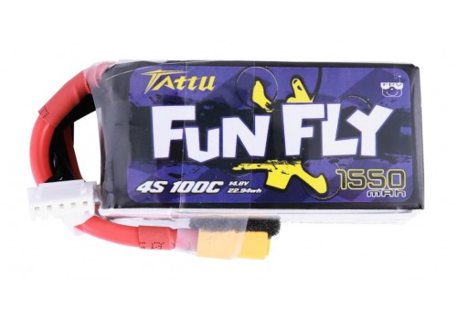 Tattu FunFly 4S 1550mAh 100C 14.8V XT60