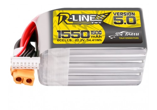 Tattu R-Line V5 6S 1550mAh 150C 22.2V XT60