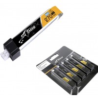 Tattu 1S 270mAh 3.8V 75C JST-PHR 2.0 x 5u