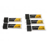 Tattu 1S 450mAh 3.8V High Volt 75C BT 2.0 x 5u
