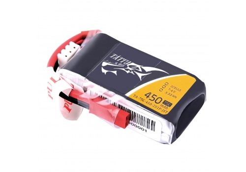 Tattu 2S 450mAh 7.4V 75C JST-SYP