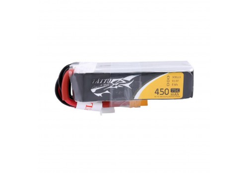 Tattu 3S 450mAh 11.1V  75C XT30 Long Size