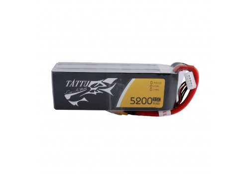Tattu 4S 5200mAh 14.8V 35C Lipo  XT60