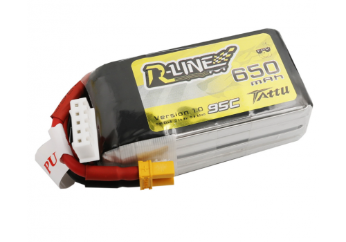 Tattu RLine 4S 650mAh 95C 14.8V  XT30