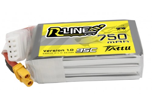 Tattu R-Line 3S 750mAh 11.1V 95C XT30