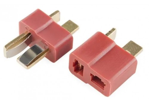 PACK X 3 Conector Ficha Dean T macho/hembra
