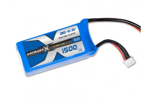 ManiaX 3S 1500mAh 45C 11.1V Lipo